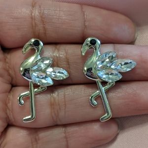 👋 3x $15👋 🦩 Flamingo Bling Bling earrings 🦩